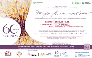Varese - 60° Anniversario della Fondazione La Casa - sabato 7 novembre 